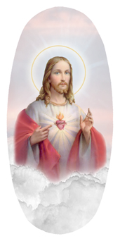 DASOV 109 PK Sacred Heart Clouds Pink
